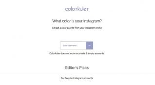 Yerli ColorKuler, Instagram hesabınızın renk paletini çıkarıyor